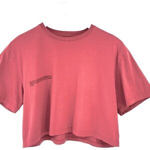 Pangaia Oversized Cropped Organic Cotton T-Shirt || Size S